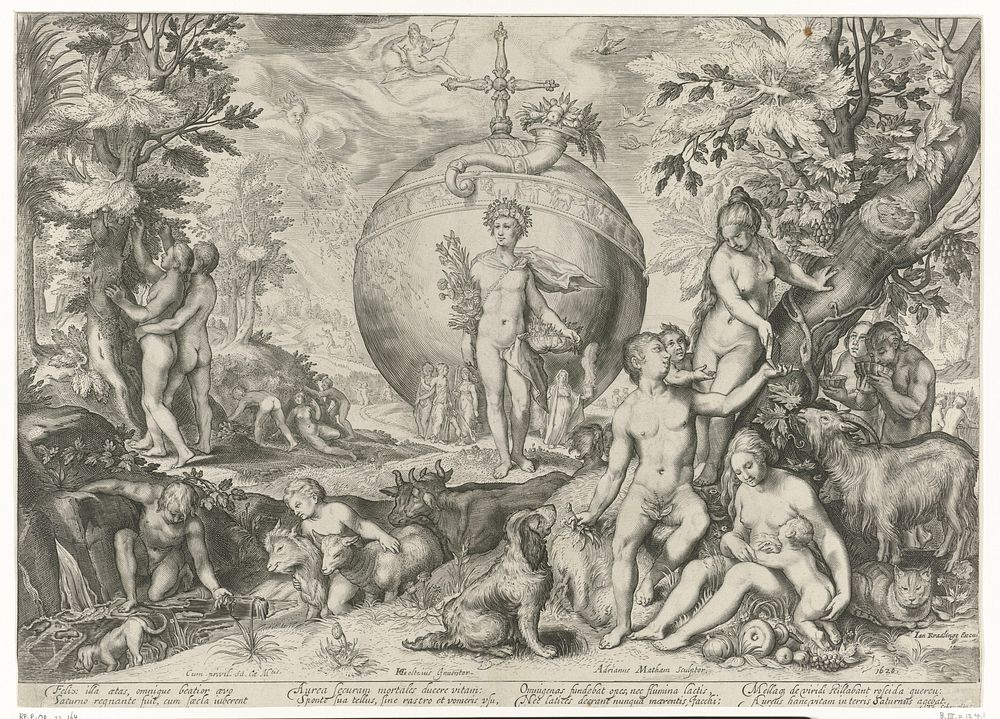 Gouden Eeuw (1620) by Adriaen Matham, Hendrick Goltzius, Theodorus Schrevelius and Jan Kralinge