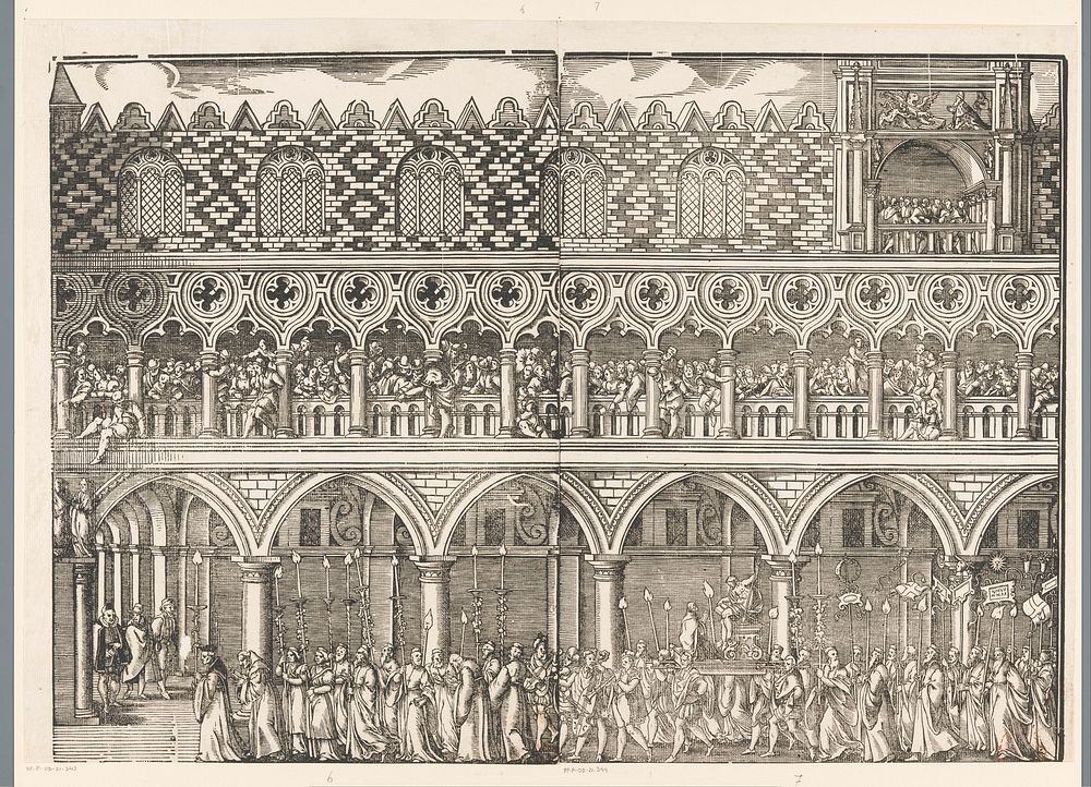 Festa della Sensa (zesde gedeelte) (1679) by Jost Amman and Johann Valentin Schäller