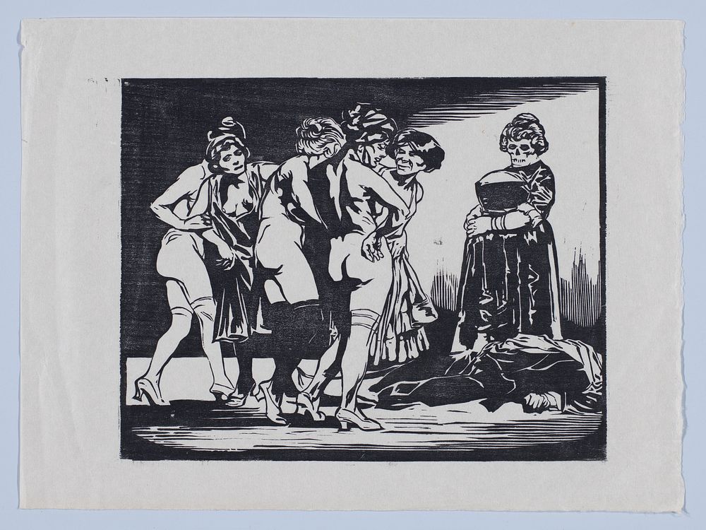 Allegorie op de onkuisheid (1881 - 1934) by Johannes Josephus Aarts