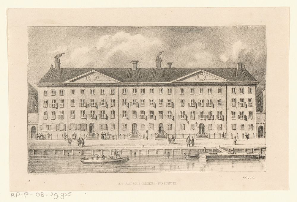 Aalmoezeniersweeshuis te Amsterdam (1844) by Johannes Hilverdink, Ruurt de Vries and Gebroeders Diederichs