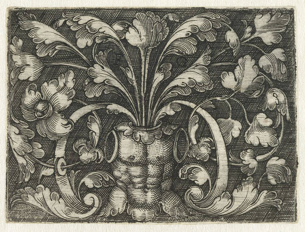 Ornament met harnas (1530 - 1540) by Monogrammist FG