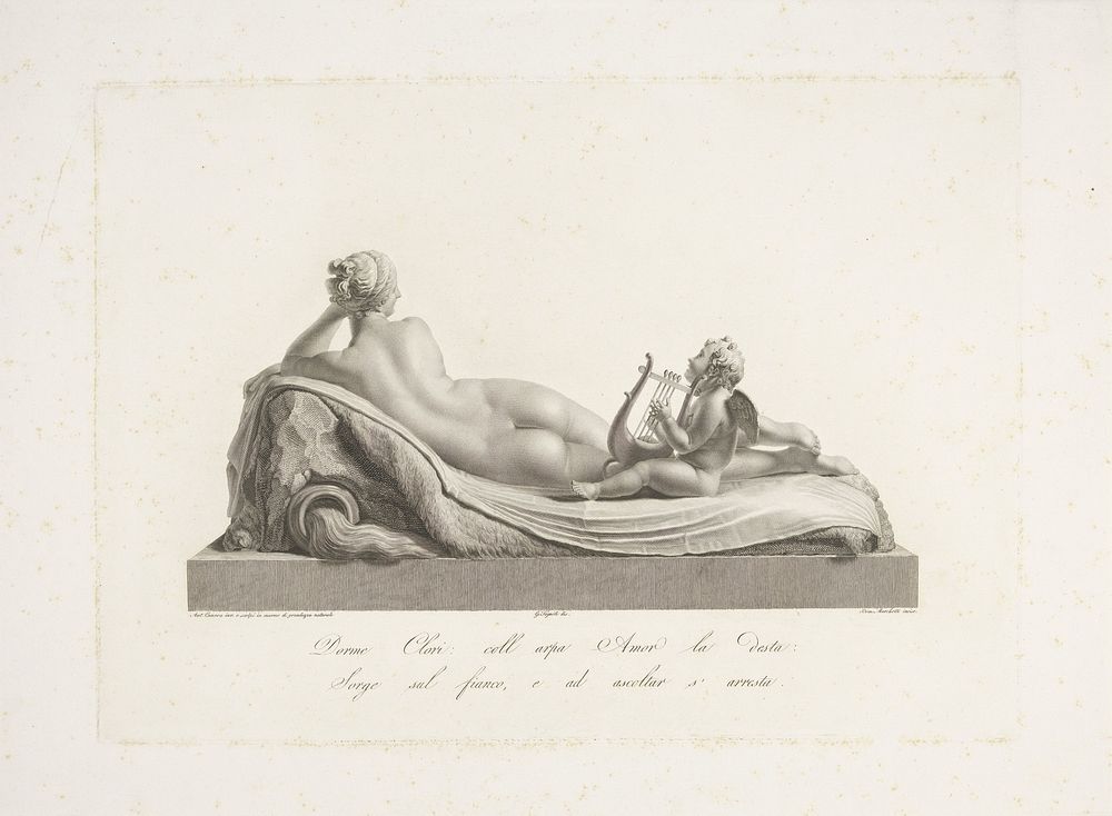 Naiade (1790 - 1844) by Domenico Marchetti, Giovanni Tognolli and Antonio Canova