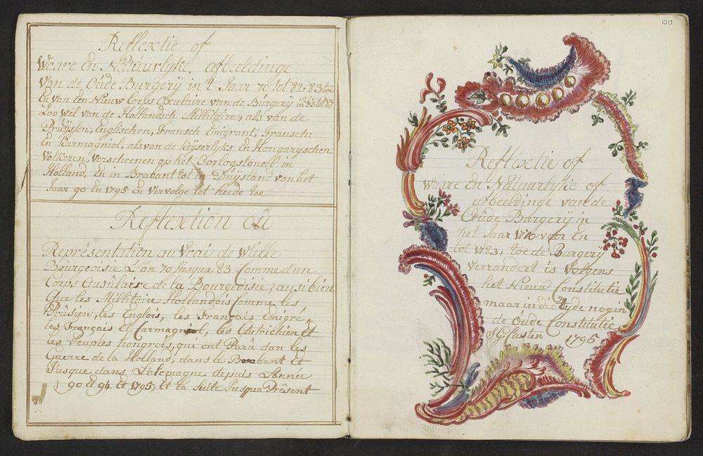 Titelbladen, 1795 (1795) by S G Casten