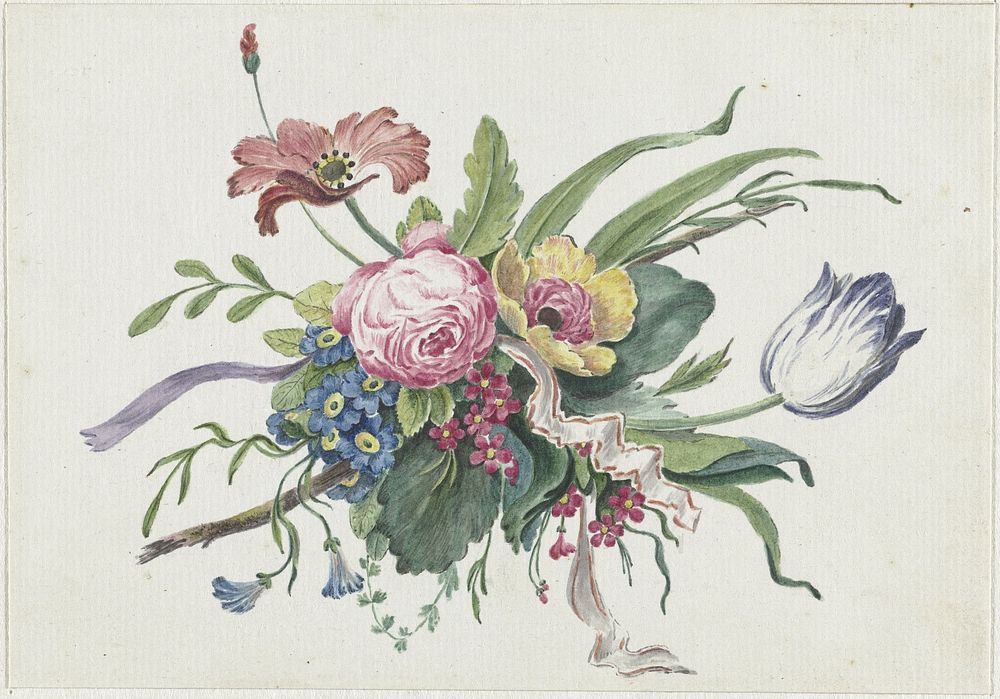 Bloemstuk (1809) by Catharina Wilhelmina Schweickhardt