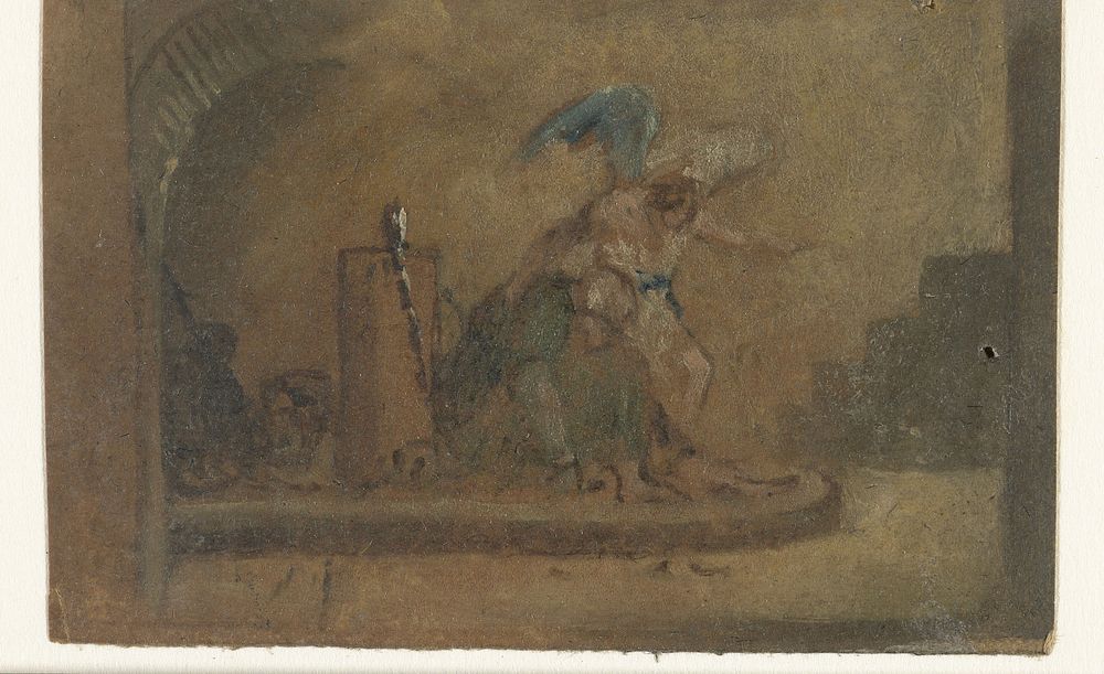 De engel bij Petrus in gevangenschap (1700 - 1800) by anonymous