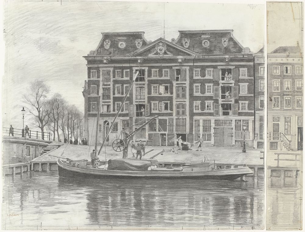 Het West-Indisch huis (1870 - 1923) by Willem Witsen
