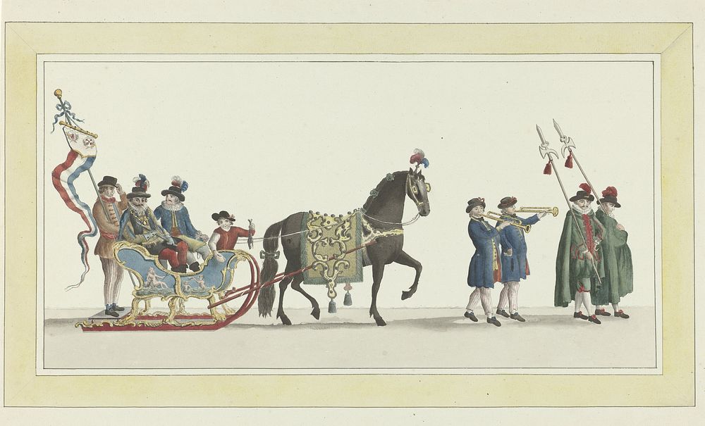 Vijfde slede (1776) by Abraham Delfos