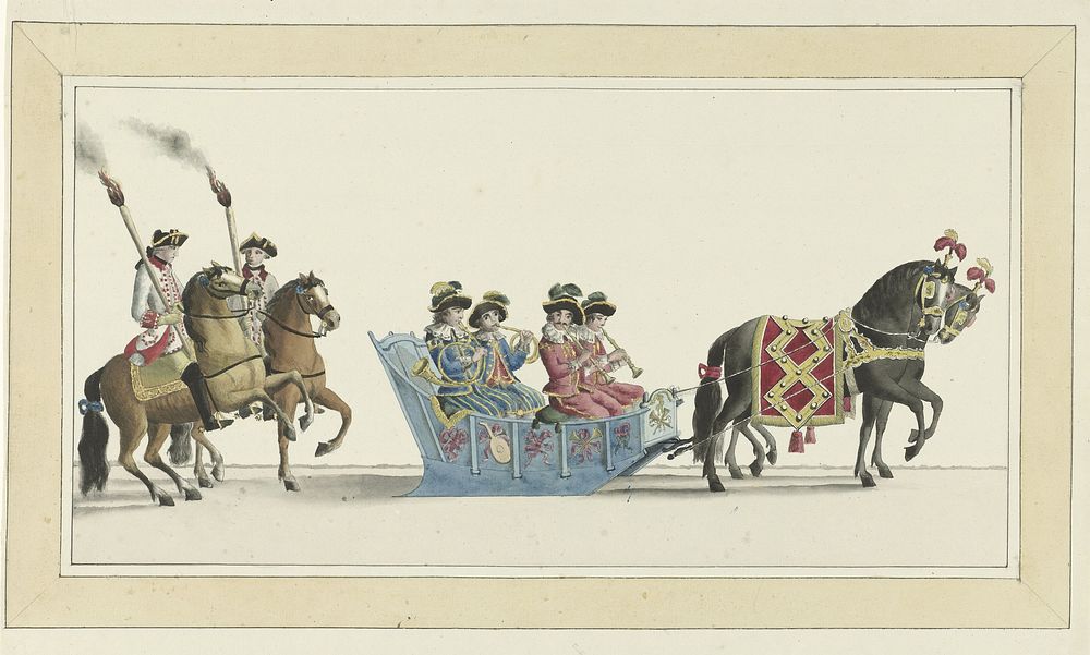 Veertiende slede (1776) by Abraham Delfos