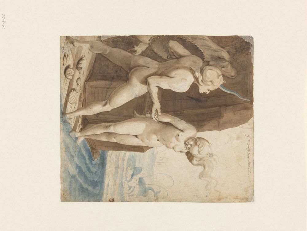 Perseus en Andromeda (1622) by Gerard ter Borch I