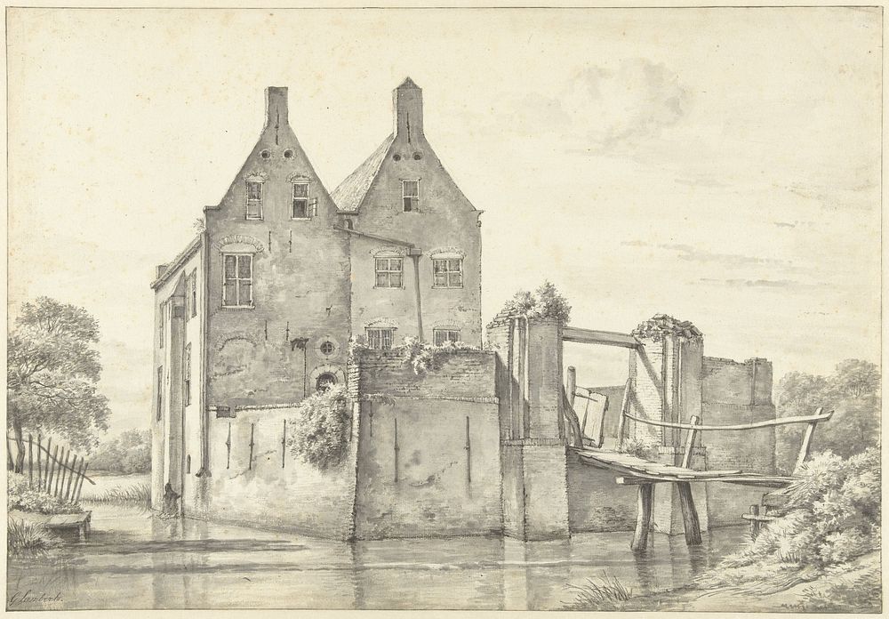 Het huis Vroonestein bij Jutphaas (1786 - 1850) by Gerrit Lamberts