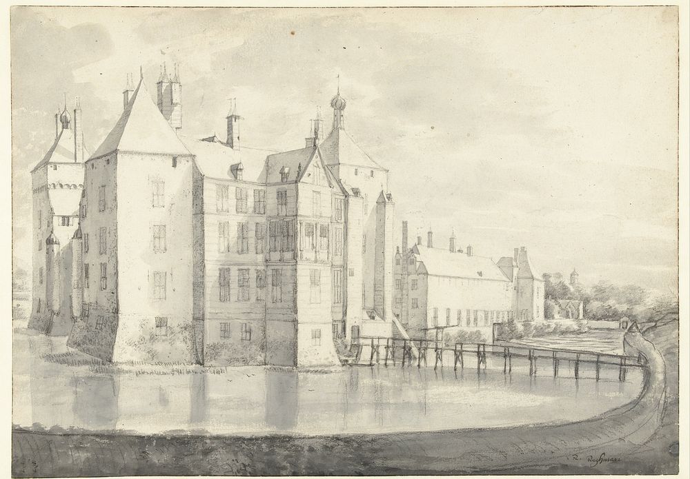 View of Kasteel Buren (c. 1646 - c. 1647) by Roelant Roghman