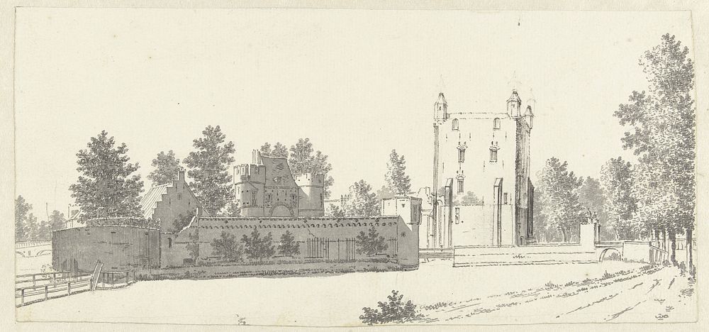 Batestijn, bij Vianen (1751) by Jan de Beijer