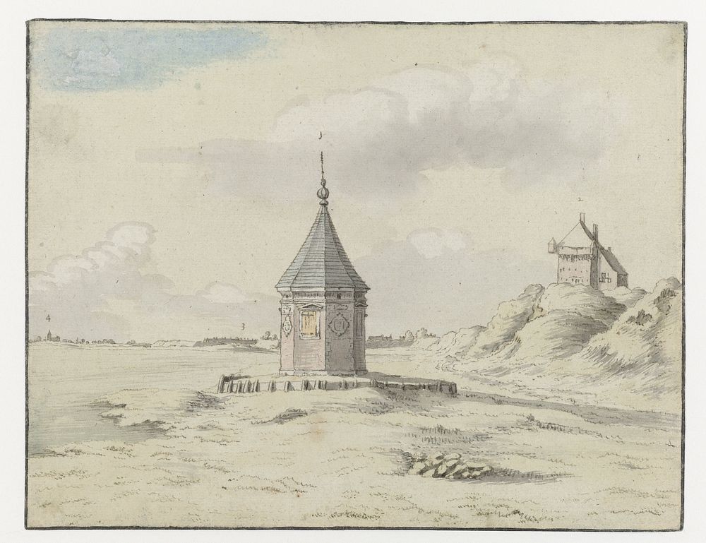 View of the Stadsfontein (‘City Fountain’), Bergen op Zoom (1671) by Josua de Grave and Barend Klotz