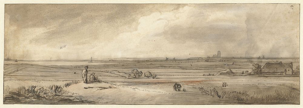 View of Naarden, Seen from Muiderberg (c. 1648 - c. 1652) by Jan Ruyscher