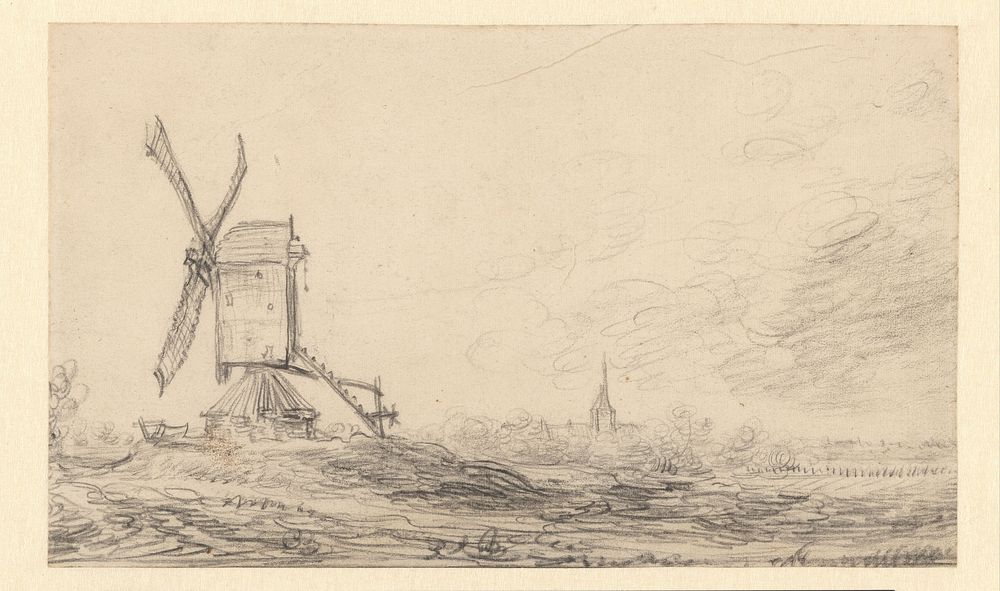 Landschap bij Voorburg (1607 - 1665) by François van Knibbergen and Jan van Goyen