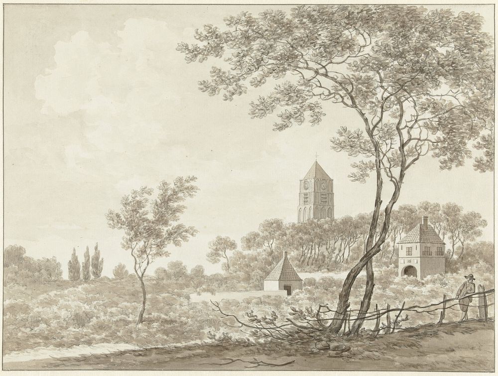 Gezicht op Tiel (1761 - 1817) by Daniël Dupré
