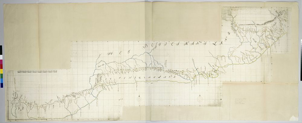 Map of the South Coast of the Cape from Table Bay to the Great Kei River. (1777 - 1786) by Robert Jacob Gordon and Johannes…