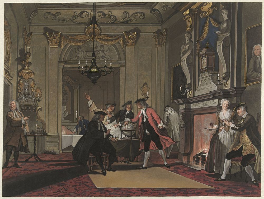 Everyone Was Speaking (1771) by Sara Troost and Cornelis Troost