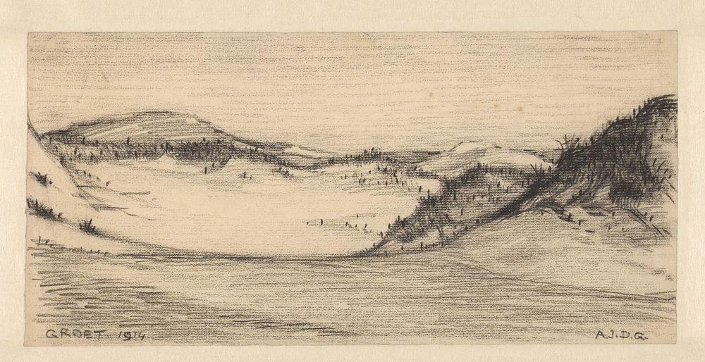 Duinlandschap bij Groet (1914) by Julie de Graag