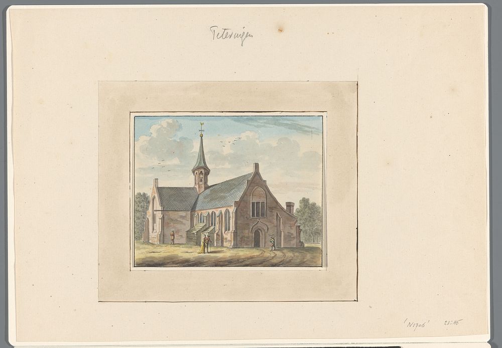 De kerk van Teteringen (1700 - 1800) by anonymous