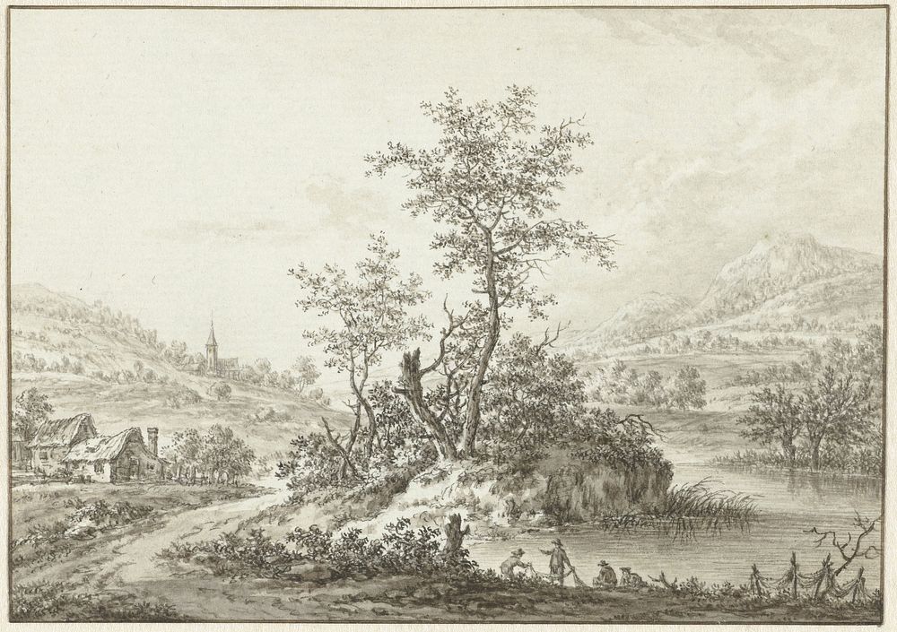 Landschap (1700 - 1800) by J Krausz