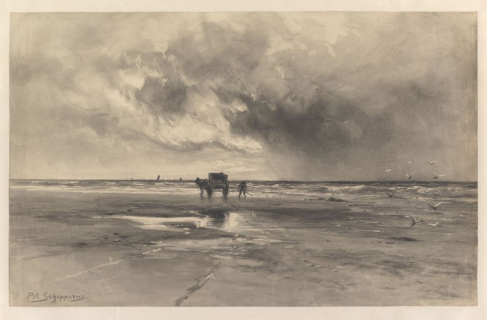 Strand (1850 - 1920) by Piet Schipperus