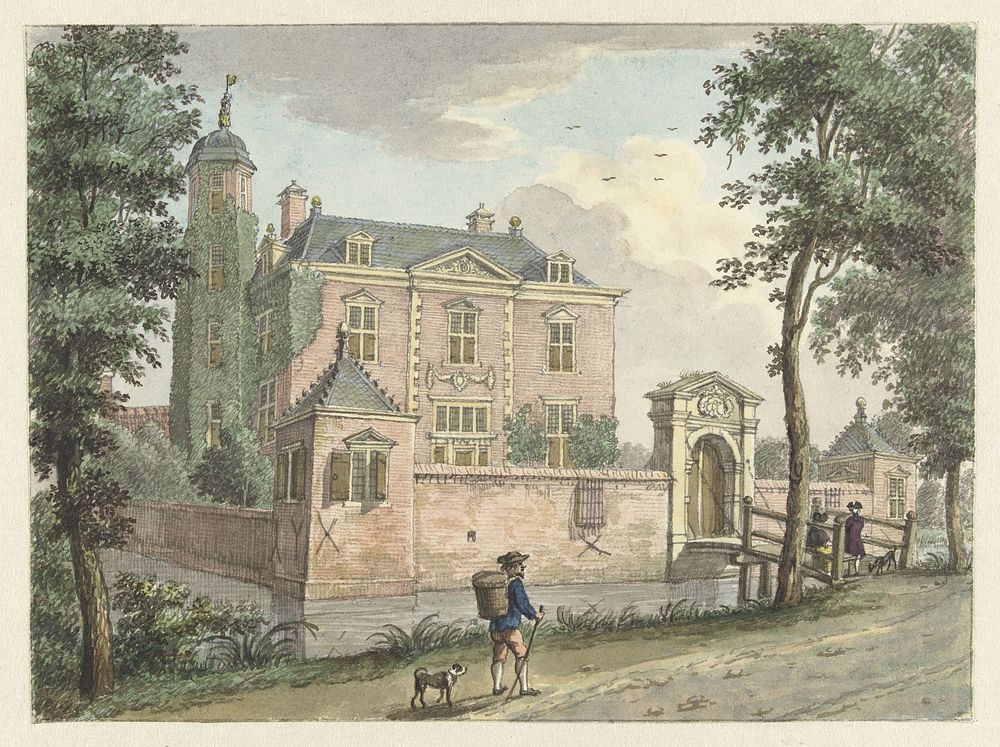 Het Huis Berendrecht (1749) by Jan de Beijer