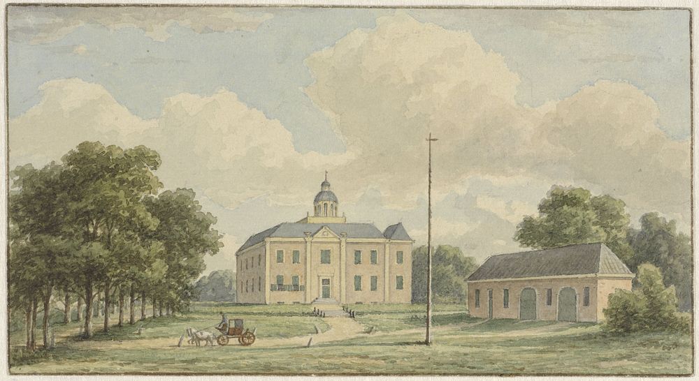 Huis De Cloese, bij Lochem (1825 - 1879) by Christianus Hendricus Hein