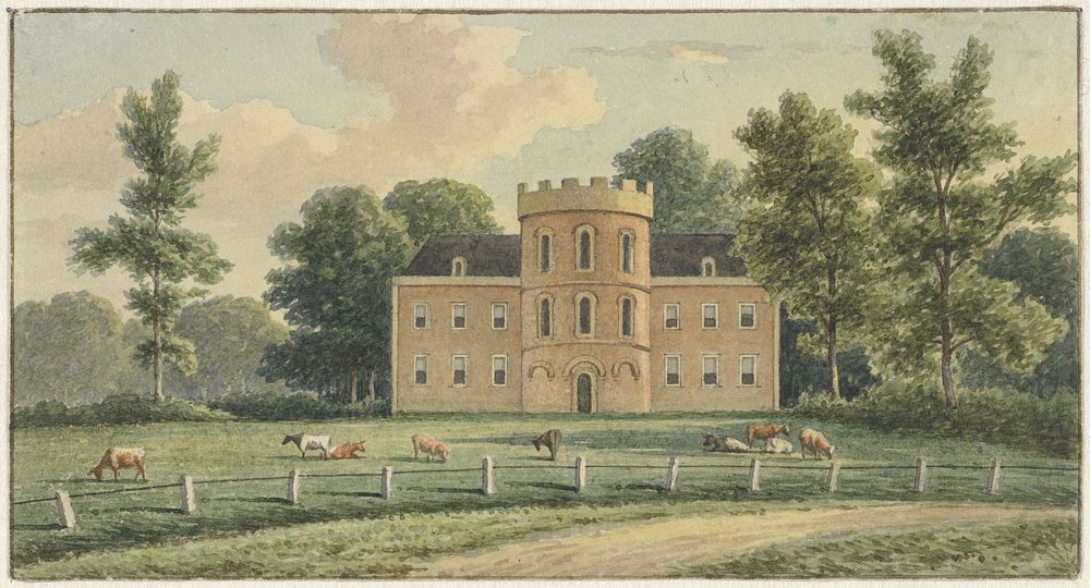 Het Huis de Wildenborch, bij Lochem (1825 - 1879) by Christianus Hendricus Hein
