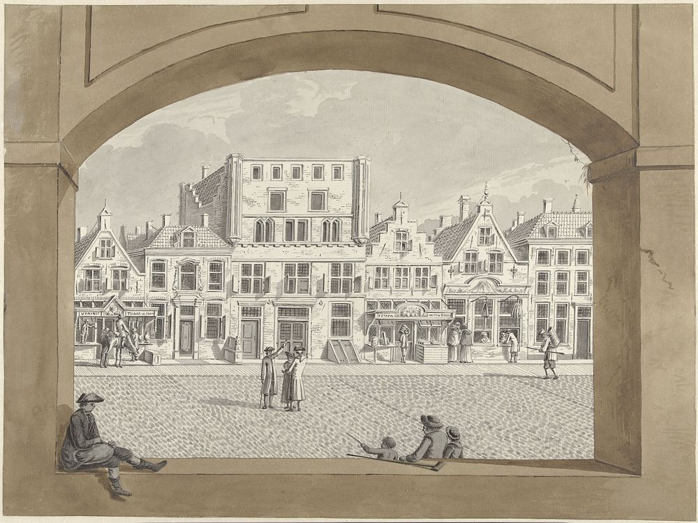 Het Graventolhuis in Middelburg (1744 - 1786) by Dirk Verrijk