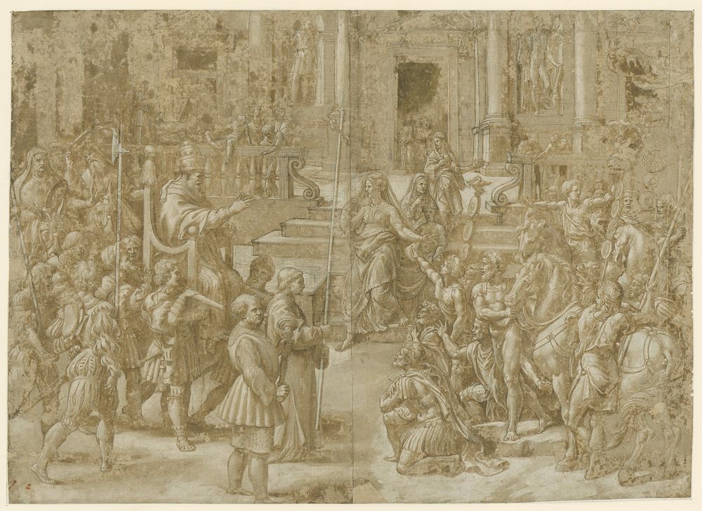 The Donation of Constantine (1520 - 1524) by Giulio Romano