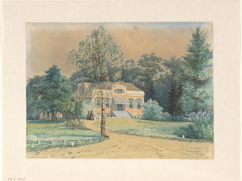 Buitenplaats 't Kleine Loo (1860) by Jan Gerard Smits