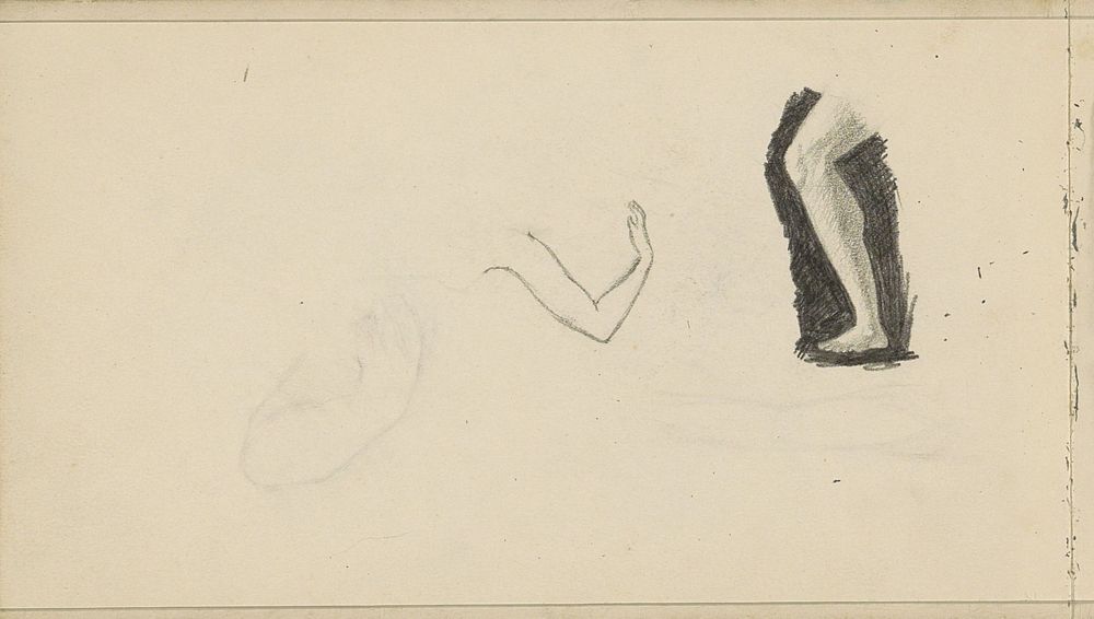 Onderbeen en bovenarm (c. 1892) by Julie de Graag