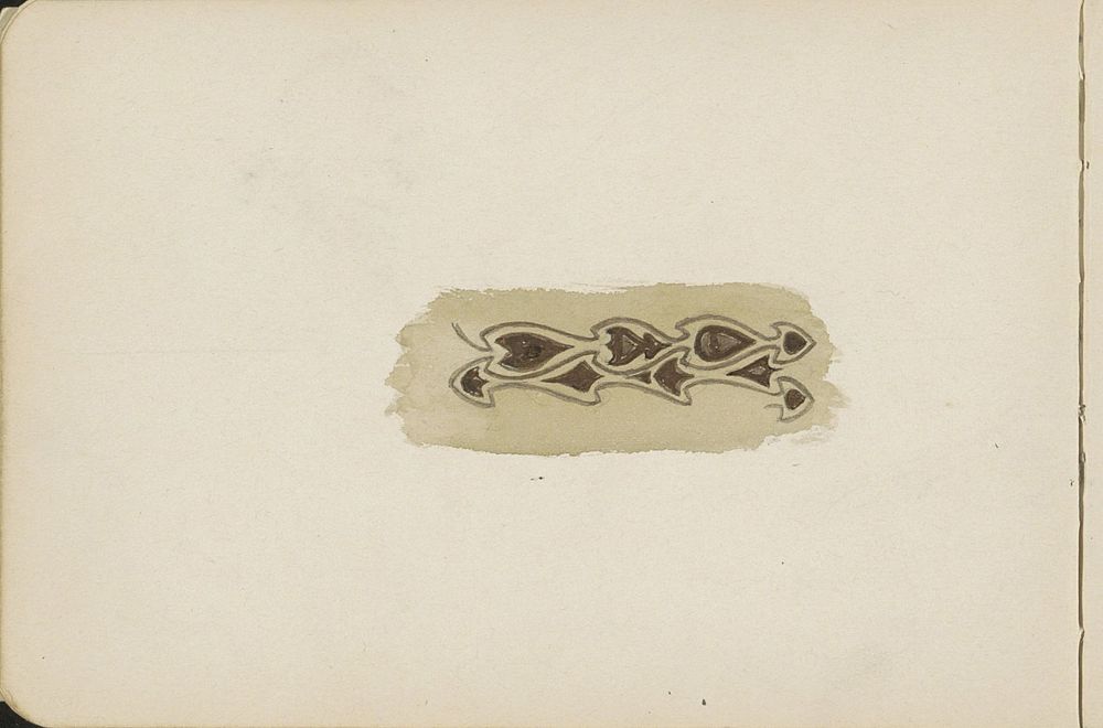 Ornamenteel patroon (c. 1894) by Julie de Graag