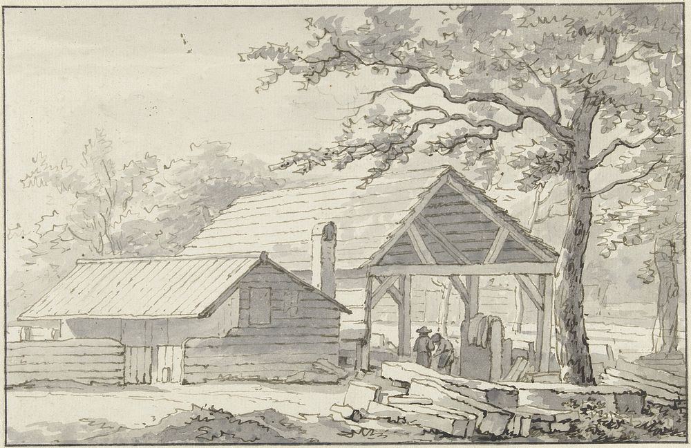 Steenhouwerij (1756 - 1826) by Cornelis Buys