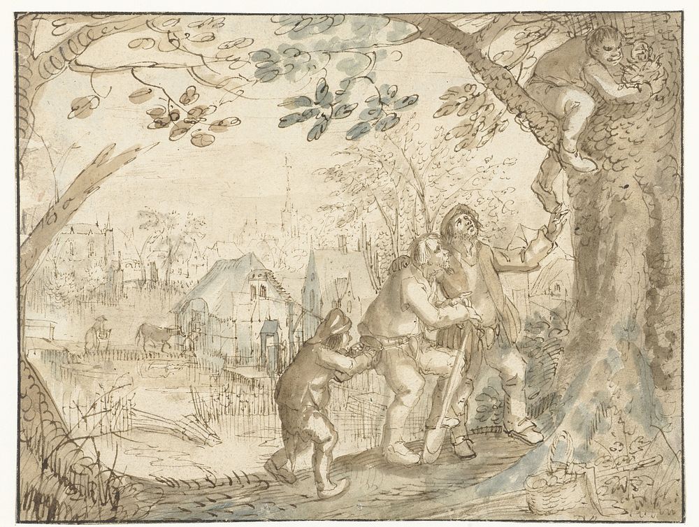 The Bird-Nester (c. 1604 - c. 1606) by David Vinckboons