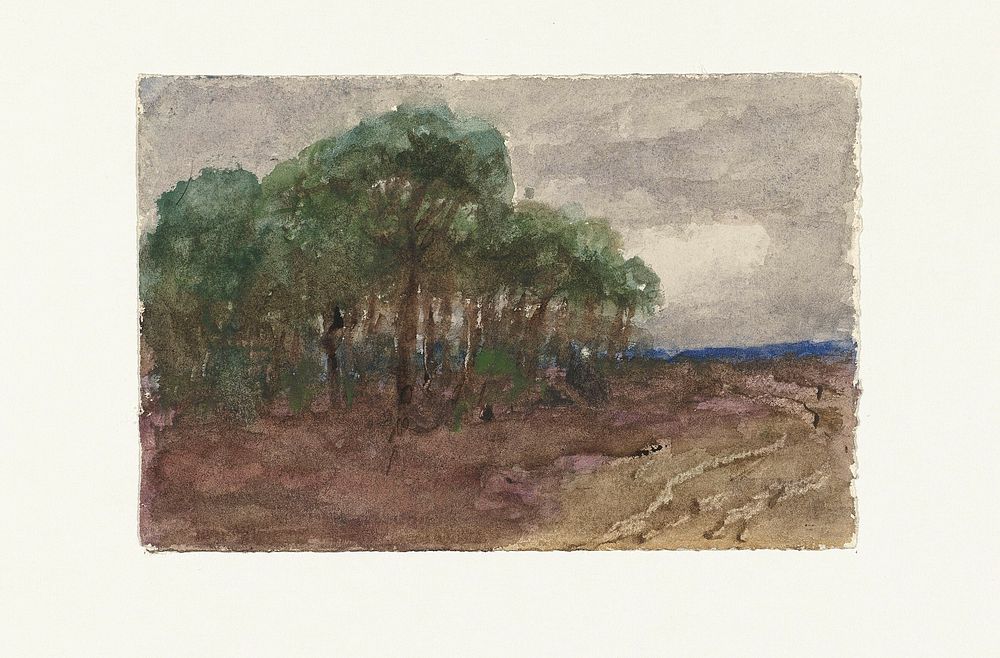 Landschap (1844 - 1909) by Sientje Mesdag van Houten