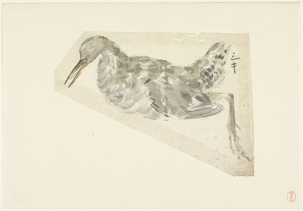 Dode watervogel (1800 - 1900) by Yamamoto Shinryo Baiitsu