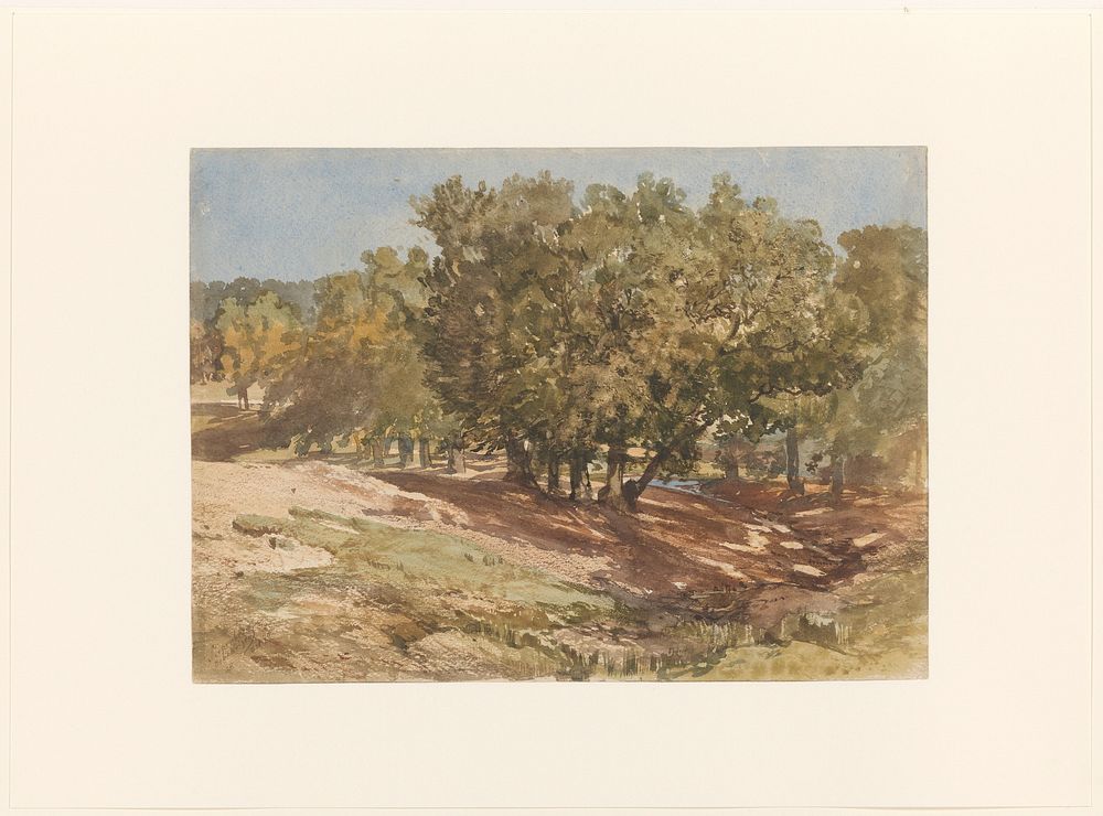 Gezicht te Beekhuizen, op de Zijpenberg (1840) by Charles Rochussen