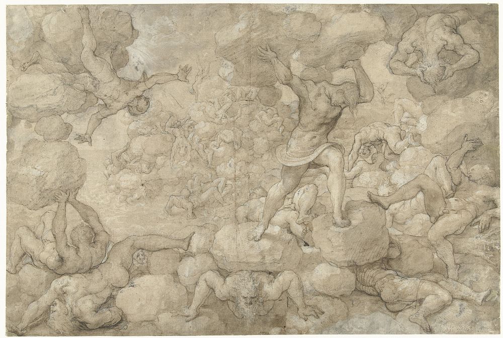 The Fall of the Giants (1540 - 1544) by Pieter Coecke van Aelst I and Giulio Romano