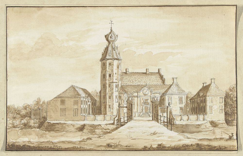 Huis te Regteren (1685 - 1735) by Abraham Rademaker