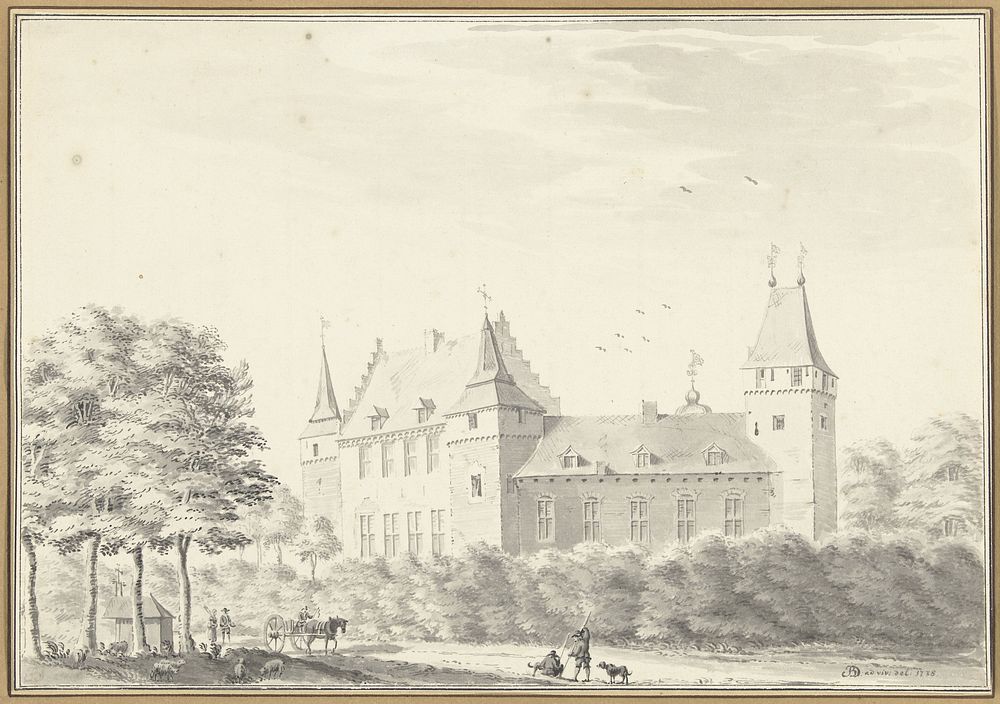 De Vrijheerlijkheid Elsem in't Guliksche (1738) by anonymous and Jan de Beijer