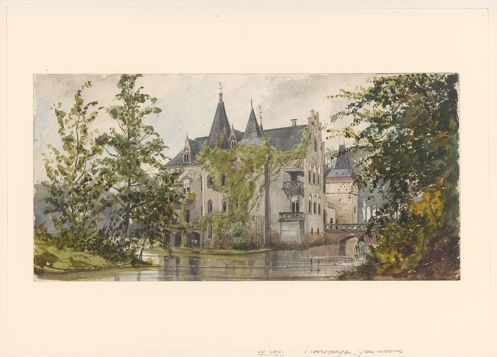 Kasteel Moersbergen bij Doorn (1823 - 1927) by anonymous
