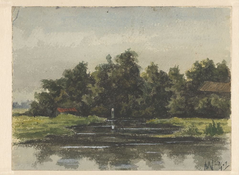 Vaartgezicht (1897) by Willem Witsen