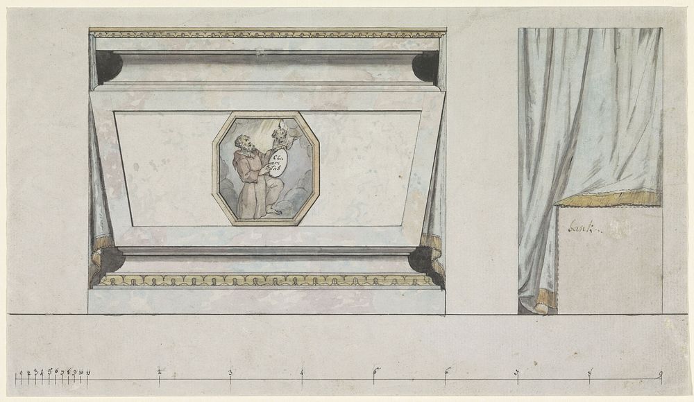 Tombe en bank (1650 - 1800) by anonymous