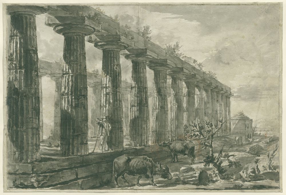 View of the Temple of ‘Juno’ at Paestum (c. 1775) by Giovanni Battista Piranesi