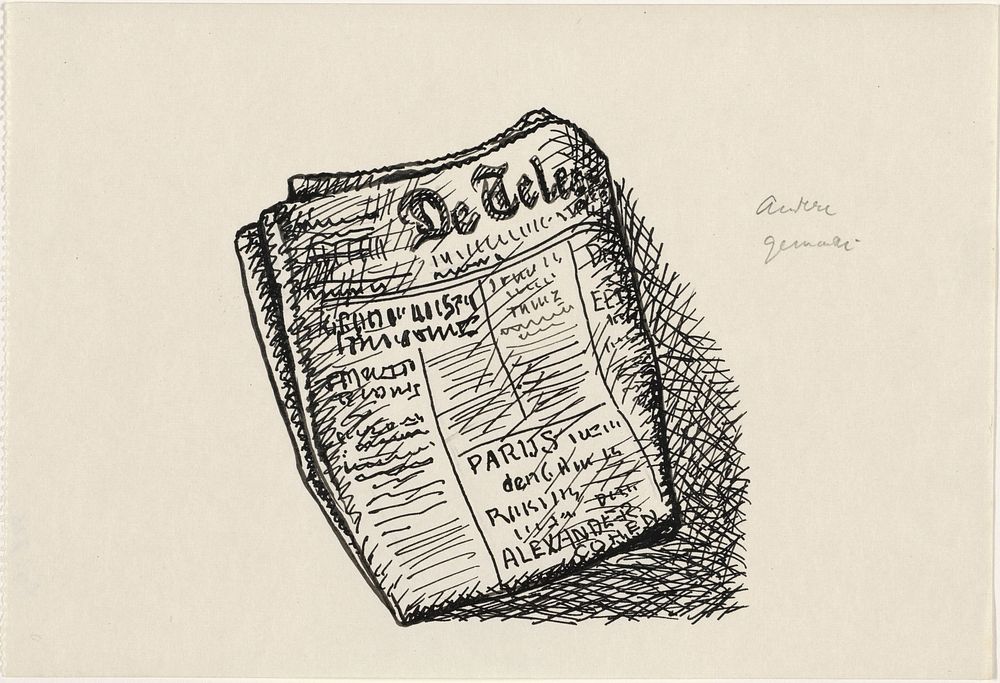 De Telegraaf (1934 - 1936) by Leo Gestel
