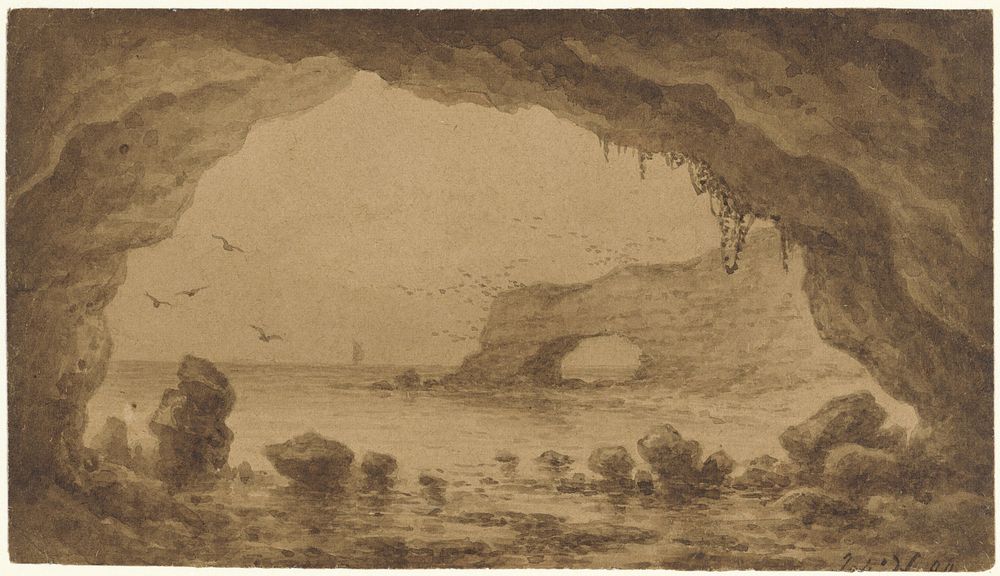 De Schotse kust (1823 - 1902) by Johannes Hilverdink