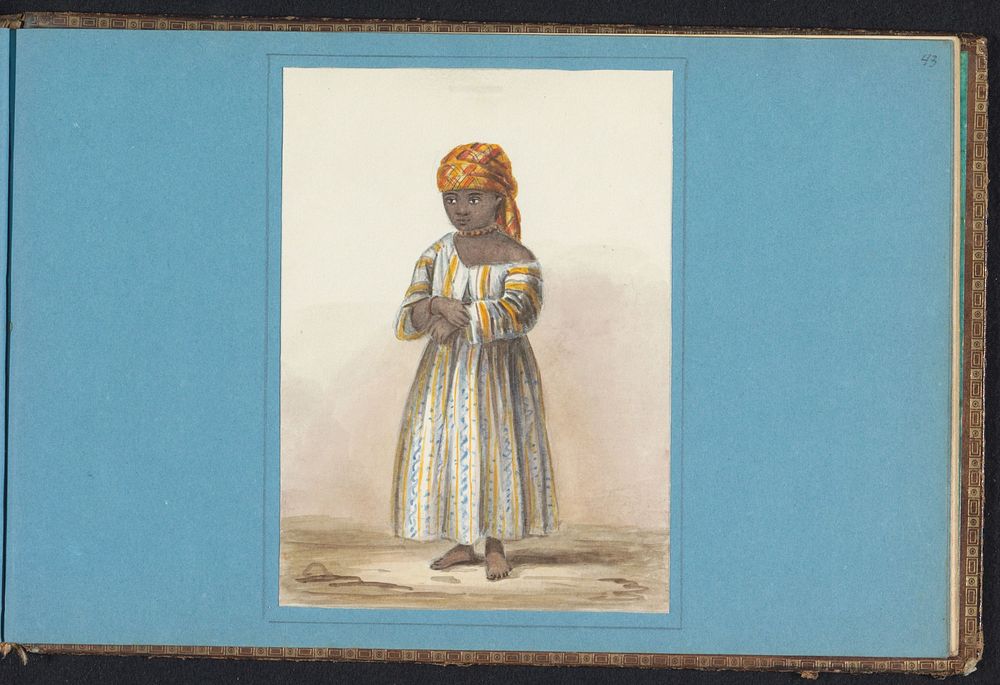 Portret van Affie (in or after c. 1859) by Jacob Marius Adriaan Martini van Geffen
