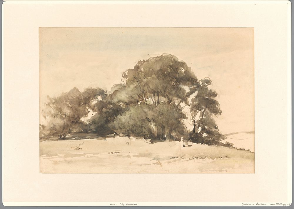 In de duinen bij Wassenaar (c. 1873 - c. 1875) by Johannes Bosboom